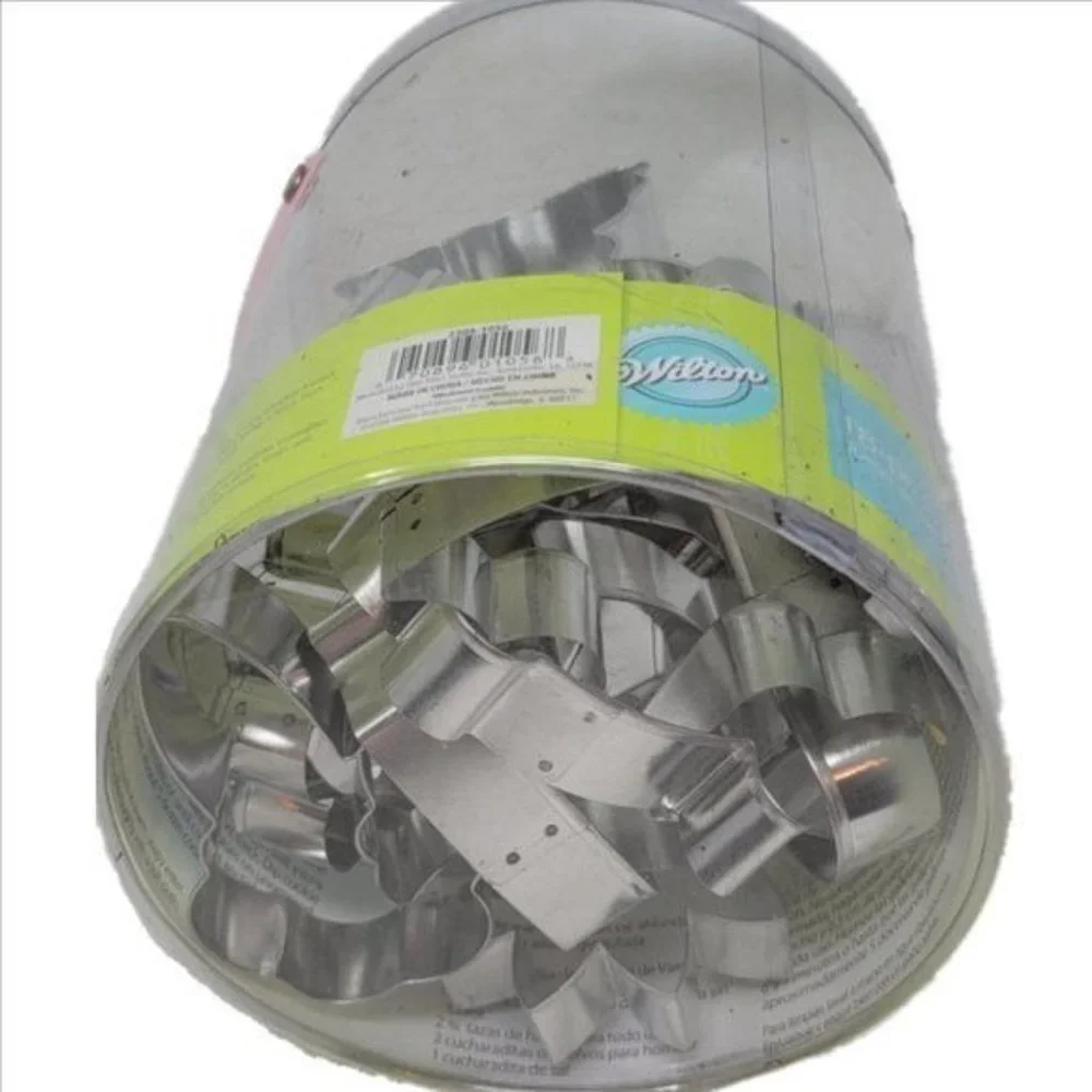 WILTON 18-Piece Metal Cookie Cutter Set #2308-1056 Spring/Easter Theme